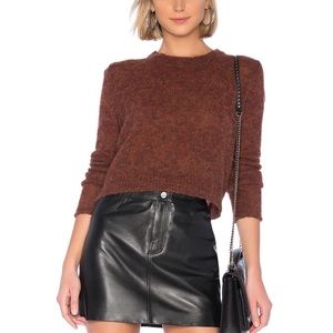 One Grey Day Mila Crop Pullover Sweater